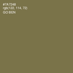 #7A7248 - Go Ben Color Image